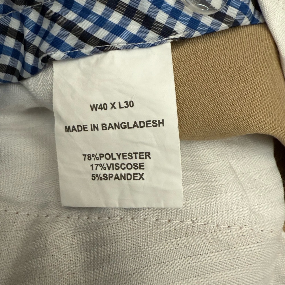 Nautica Elegant tan dress pants. Perfect for formal occasions. - Picture 5 of 7
